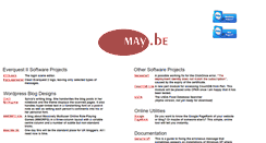 Desktop Screenshot of may.be